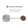 Black Mirror Chestnut G1-S (Titanium Blades) Hand Coffee Grinder Silver/PC